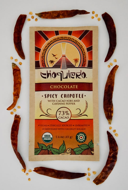 Choquiero - Spicy Chipotle - Organic Chocolate Bar - 73%